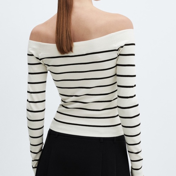 NWT mango off the shoulder knitted sweater - Picture 4 of 6